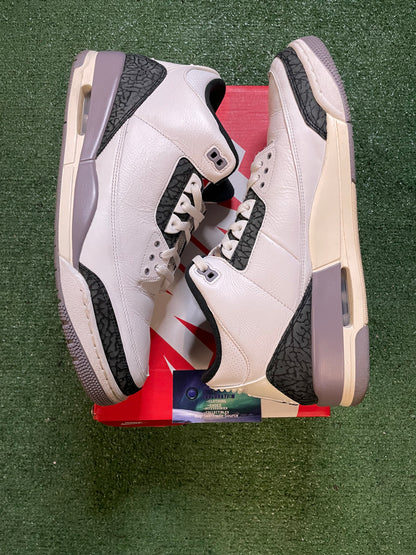 Air Jordan 3 Retro cement grey size 14men/15.5women