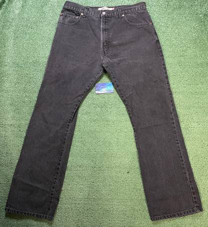 Levi 517 bootcut black jeans