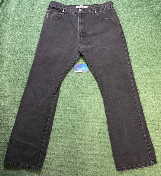 Levi 517 bootcut black jeans