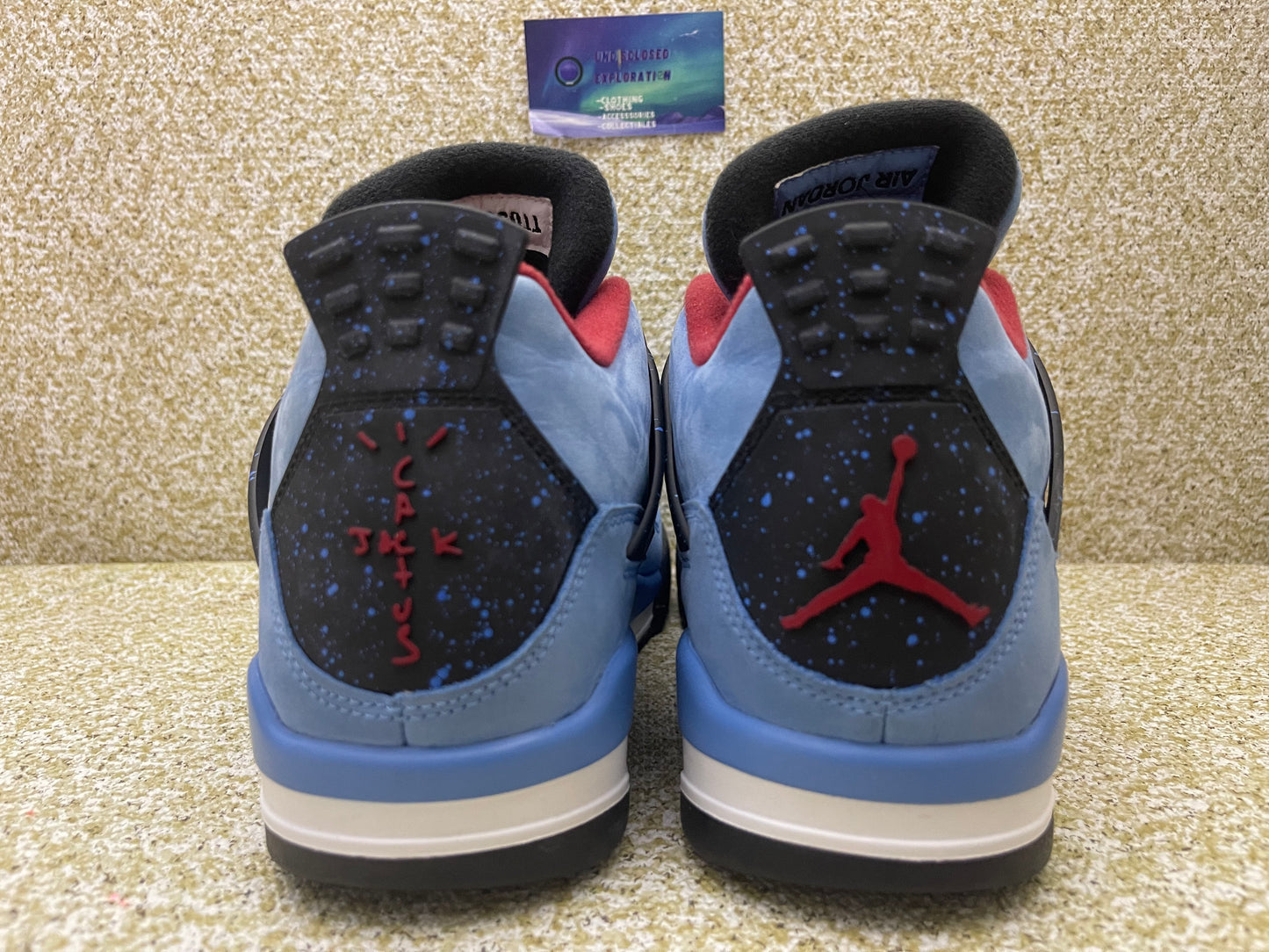 Jordan 4 Travis Scott Cactus Jack 10 Men/11.5 Women “Preowned”