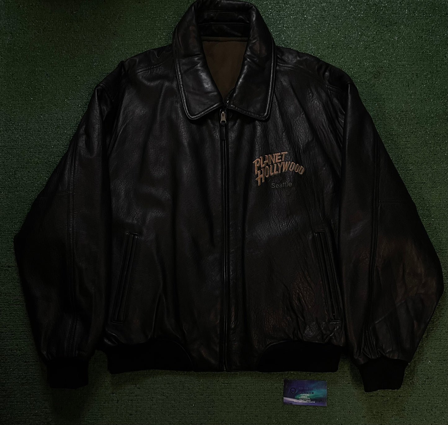 Vintage 1990s Planet Hollywood Seattle reversible jacket