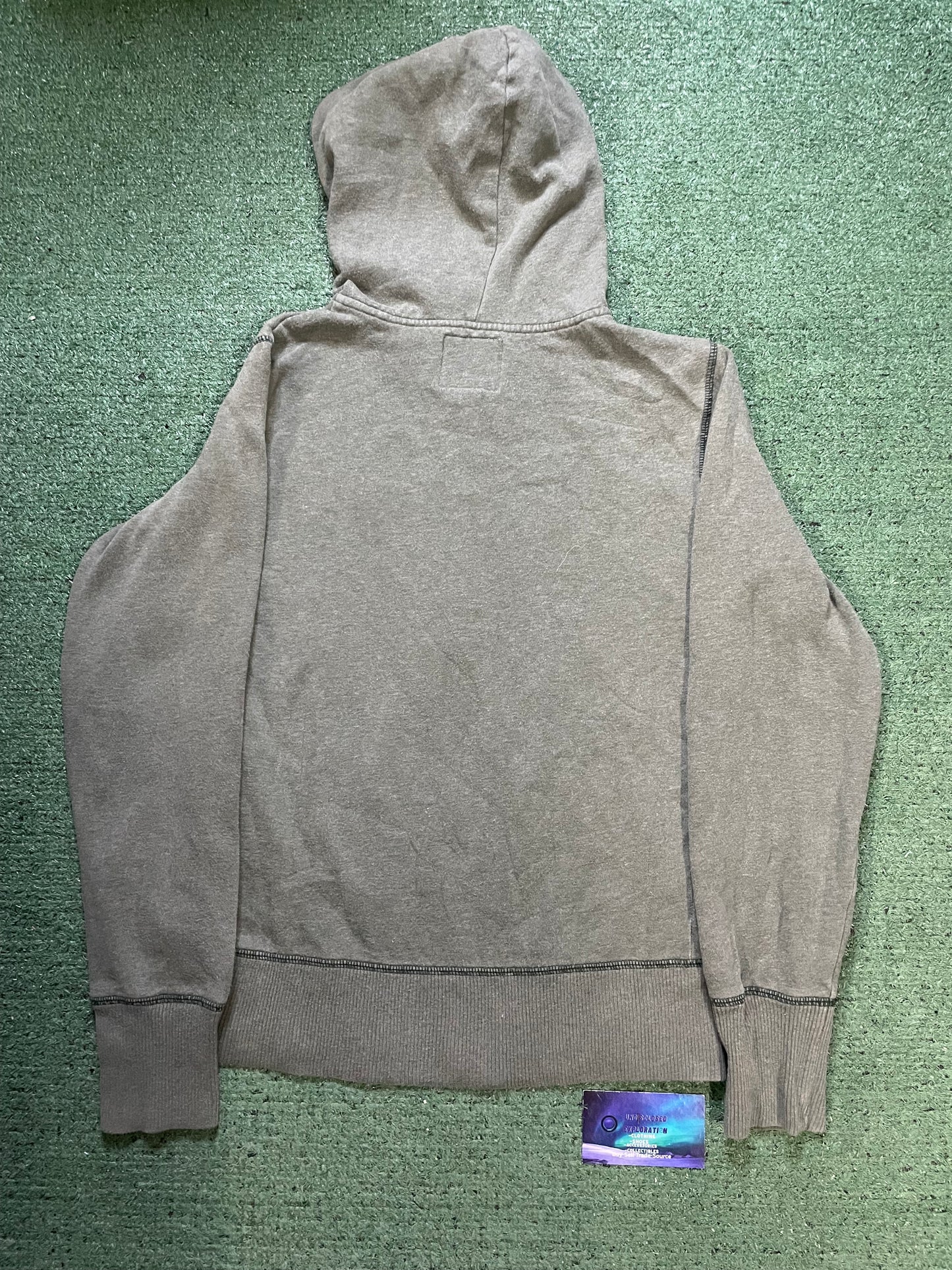 Aeropostale 2000s green half zip hoodie