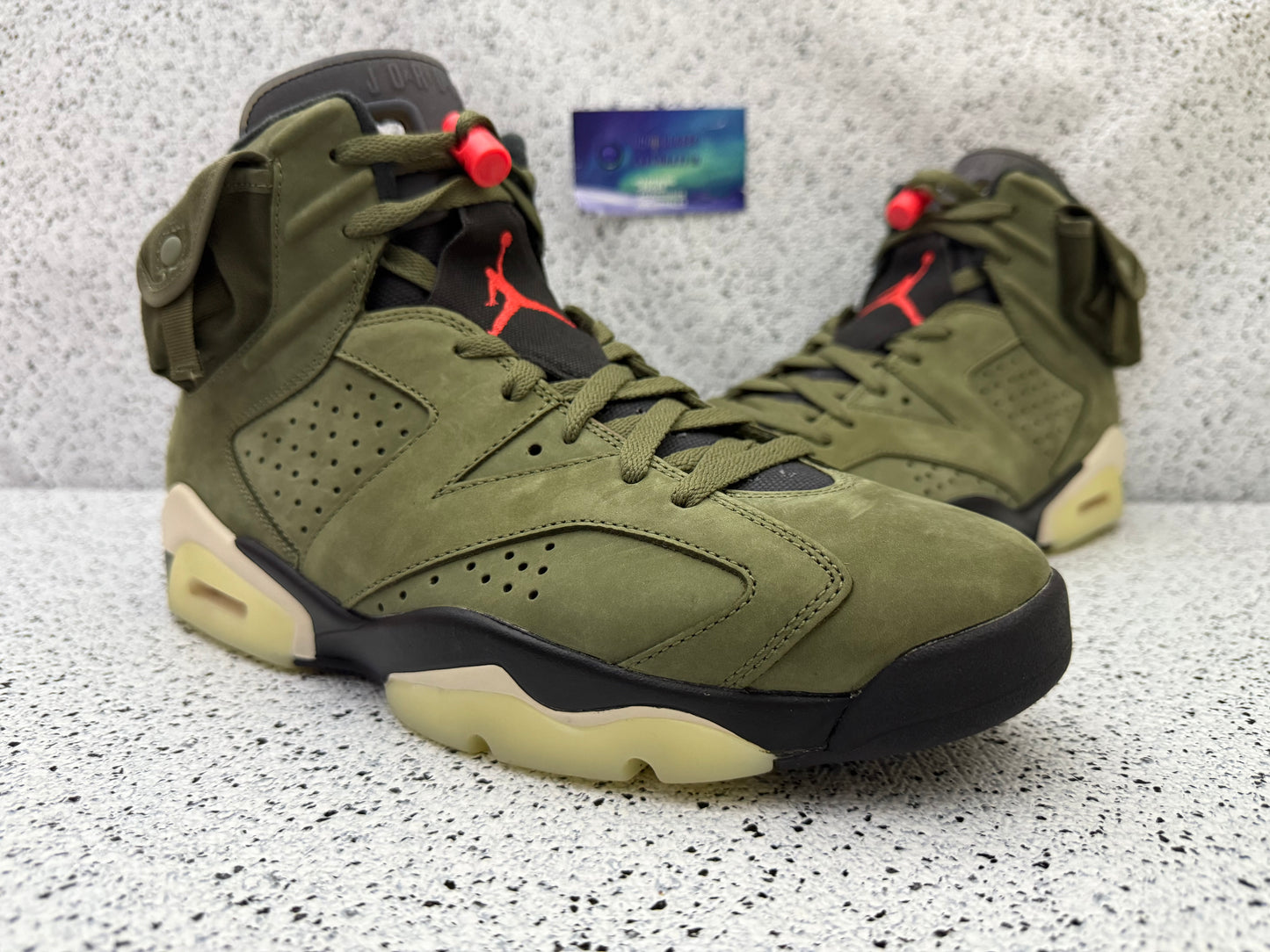 Jordan 6 Travis Scott Cactus Jack Olive