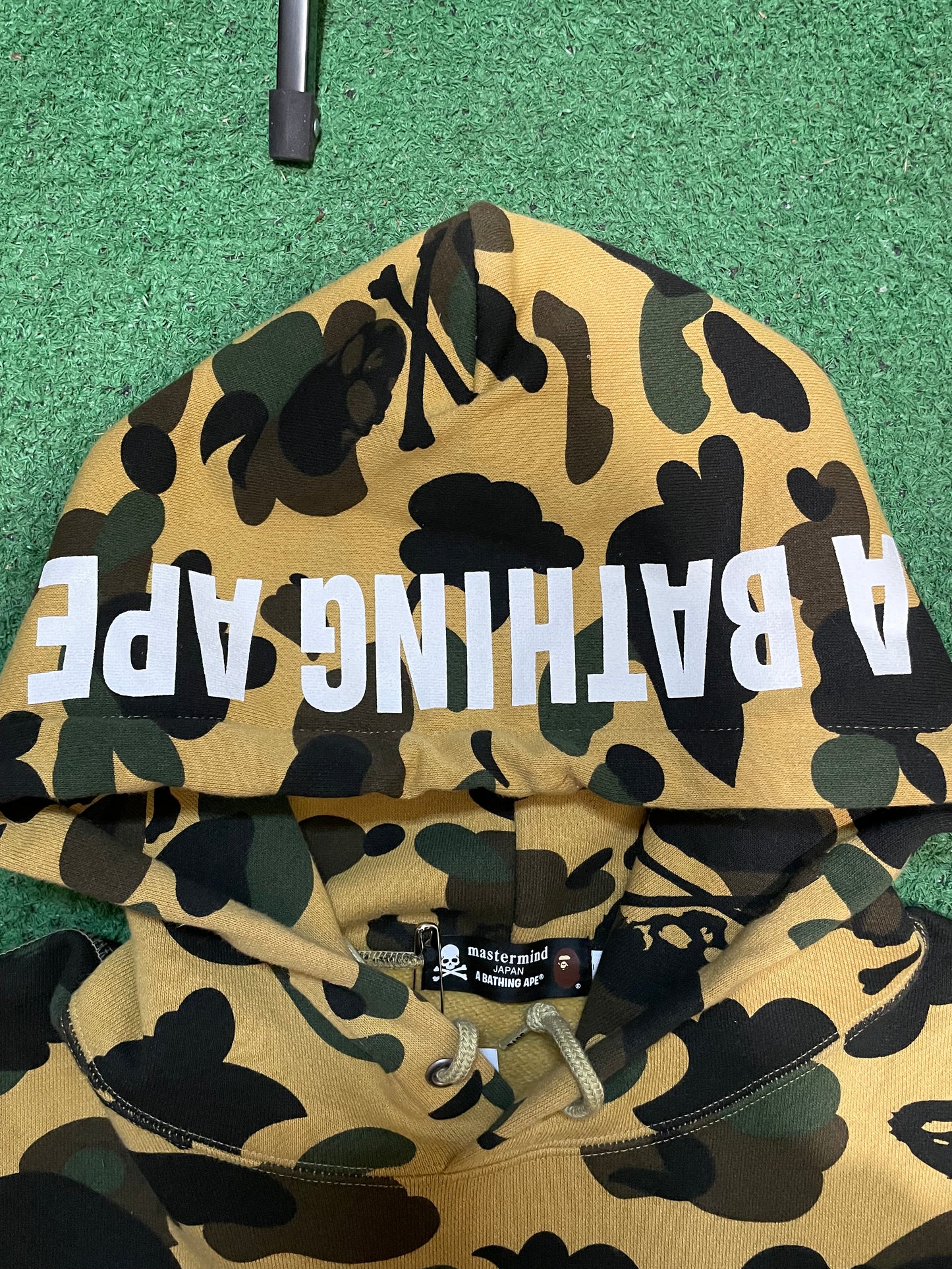 Bape x mastermind camo hoodie