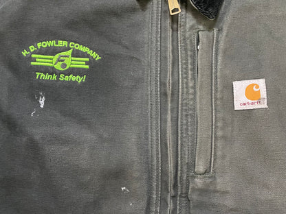 Carhartt forest green work jacket
