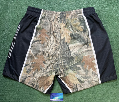 Pacsun Camo Mesh Embroidered Shorts