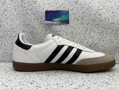 Adidas Samba Vegan White Gun 12 Men/13.5 Women “Preowned”
