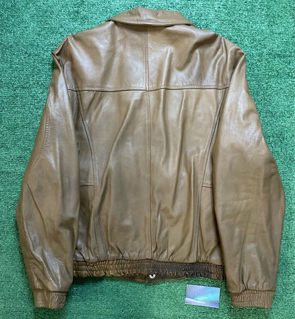 Vintage Gino Leather brown jacket
