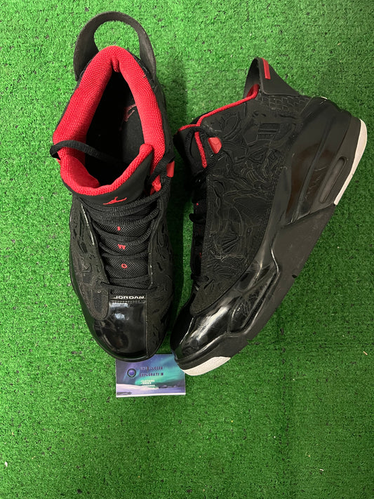 Jordan dub zero varsity red size 13men/14.5women