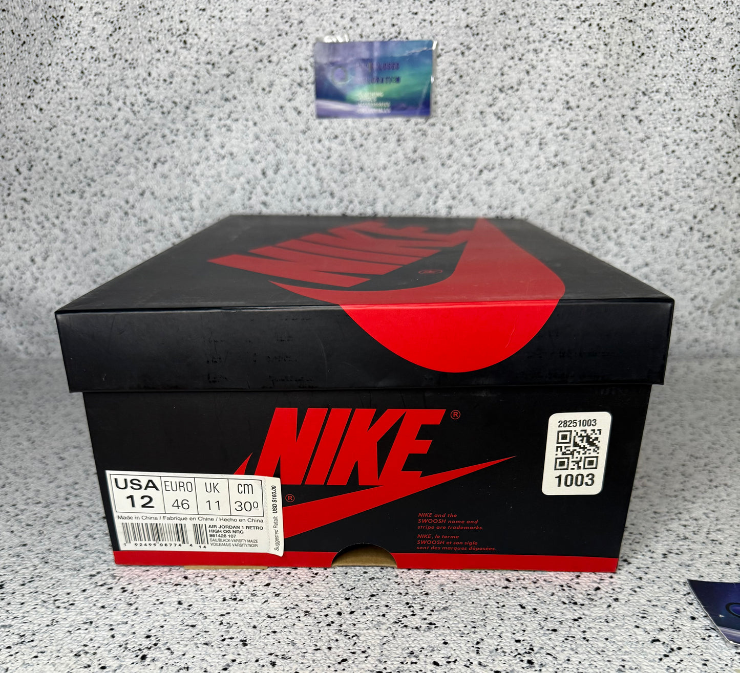 Jordan 1 Not For Resale Yellow