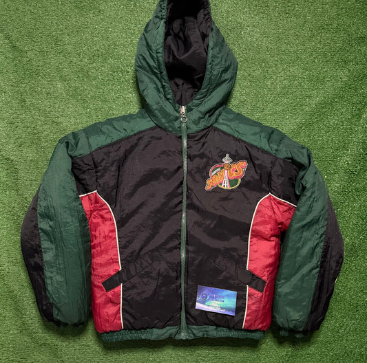 Vintage Seattle SuperSonics Reversible Youth Jump Ball Club Jacket