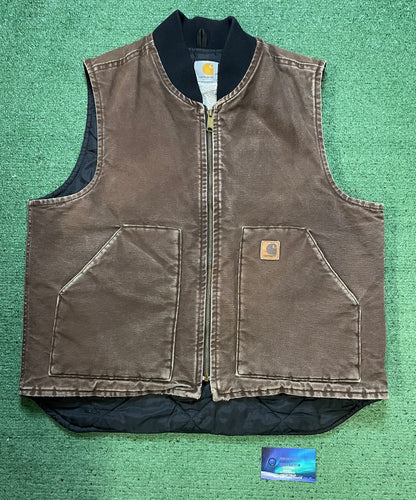 Vintage 2000s Carhartt brown vest