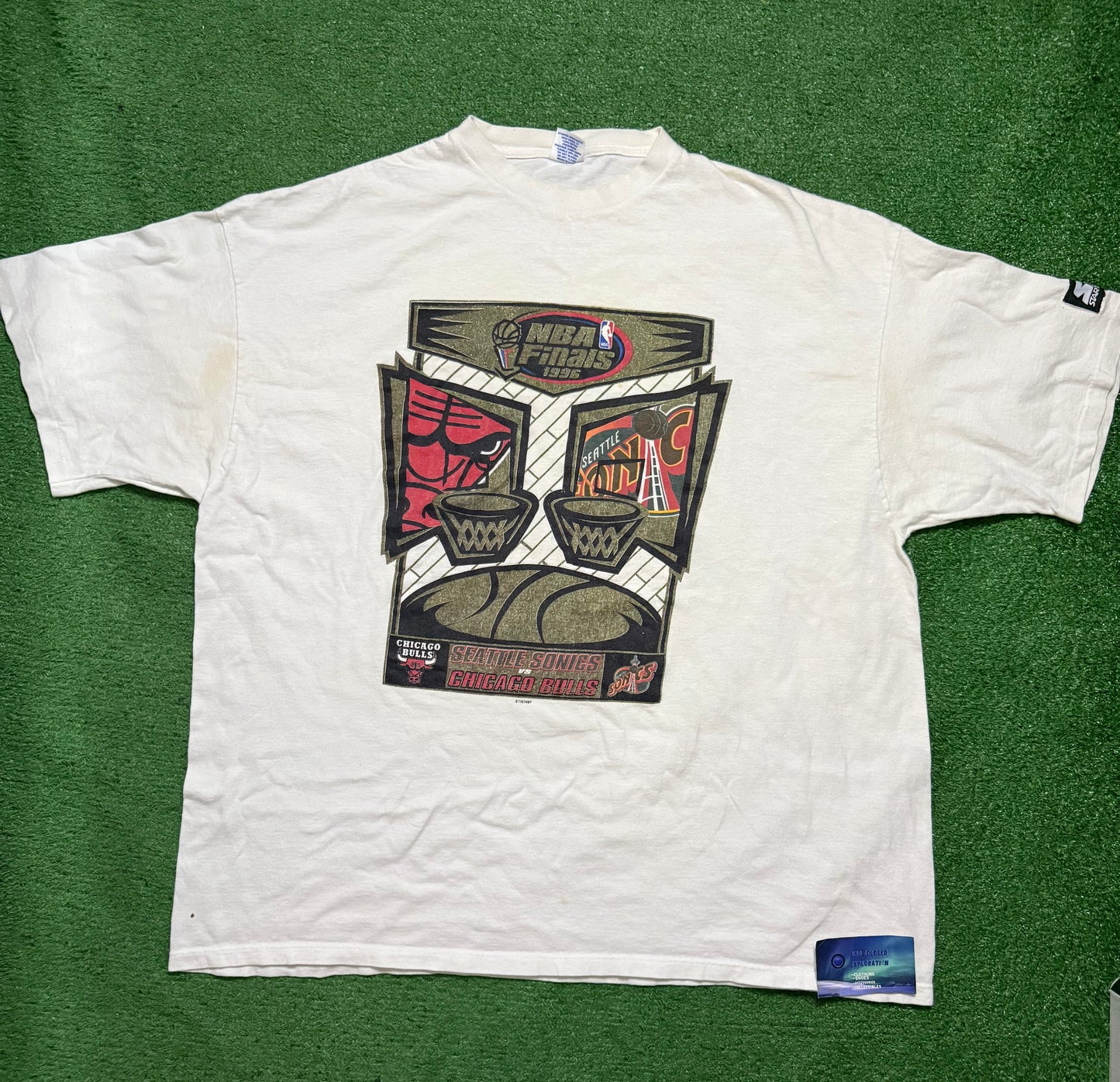 Vintage Seattle SuperSonics Shirt Sonics Vs Bulls