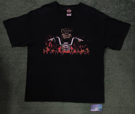 Vintage Harley Davidson hawg wild tee