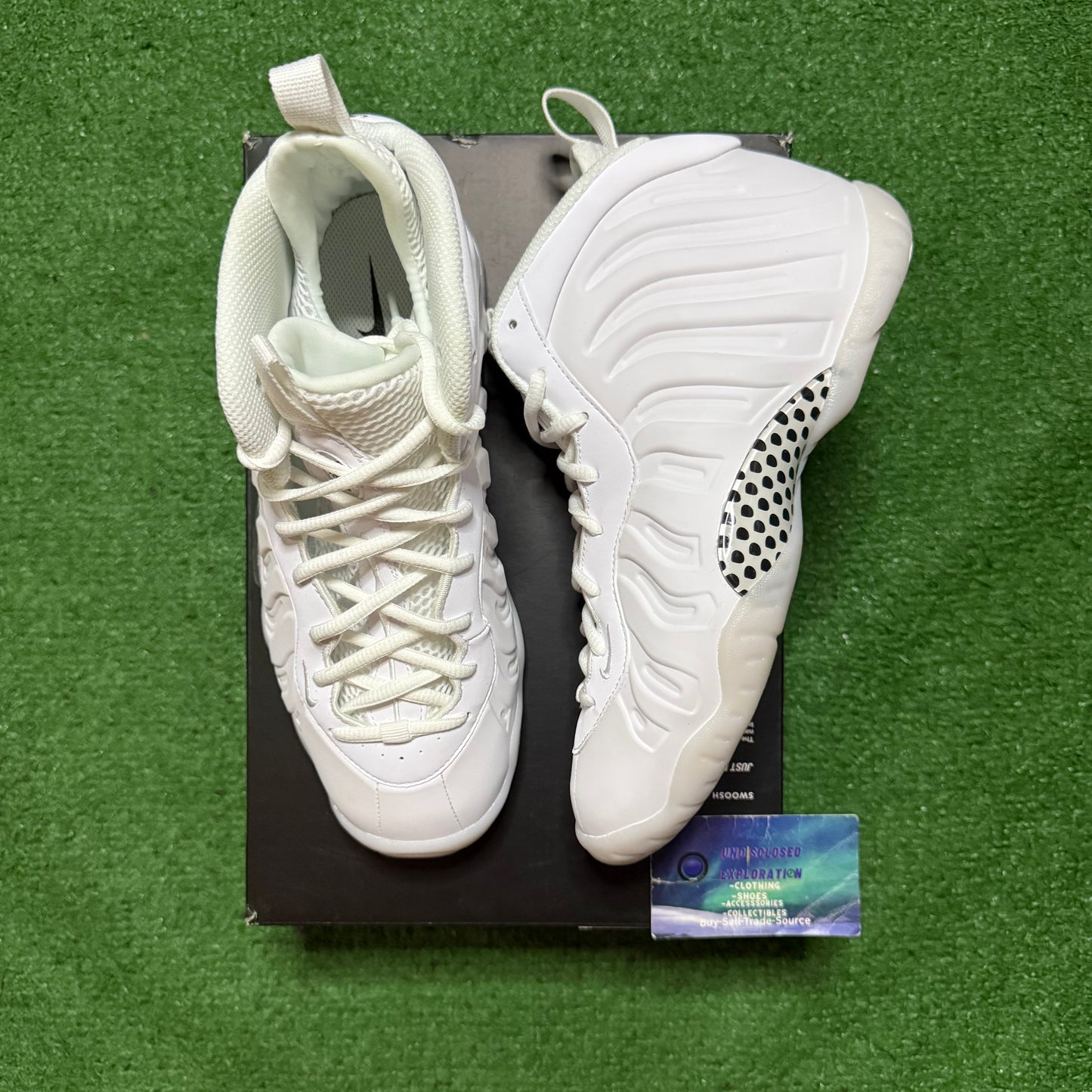 Nike Little Posite One Triple White