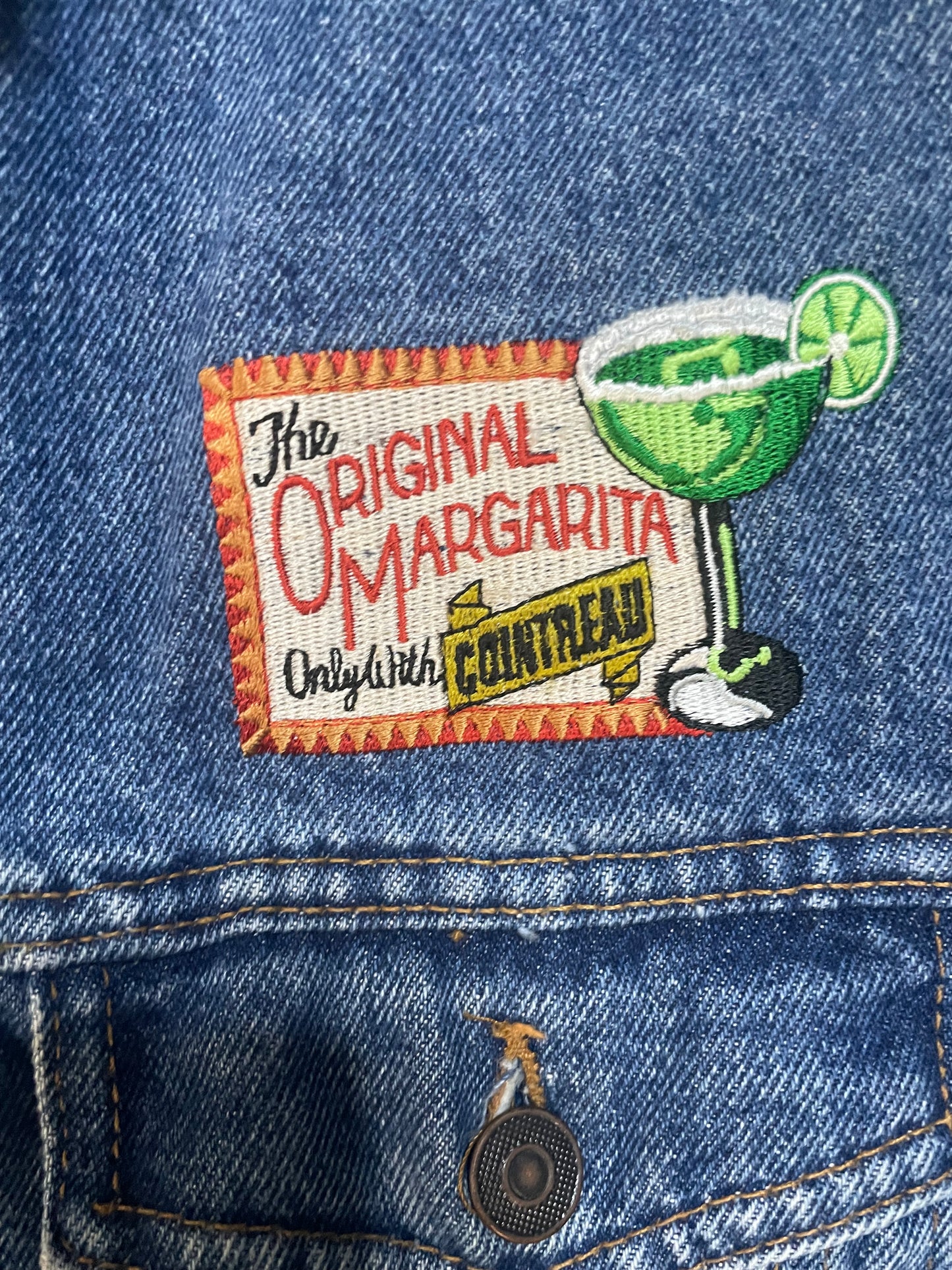 Vintage 1990s Cointreau Margarita Jean jacket