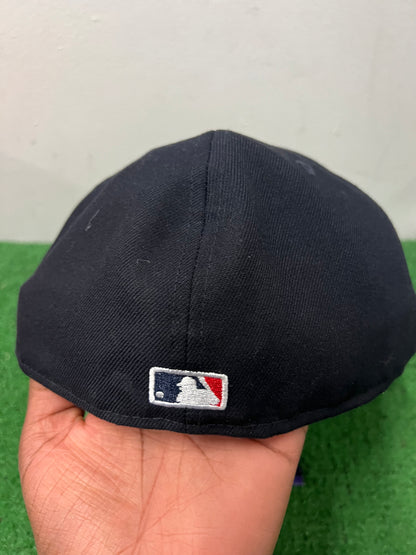Boston Red Sox World Series patch fitted hat