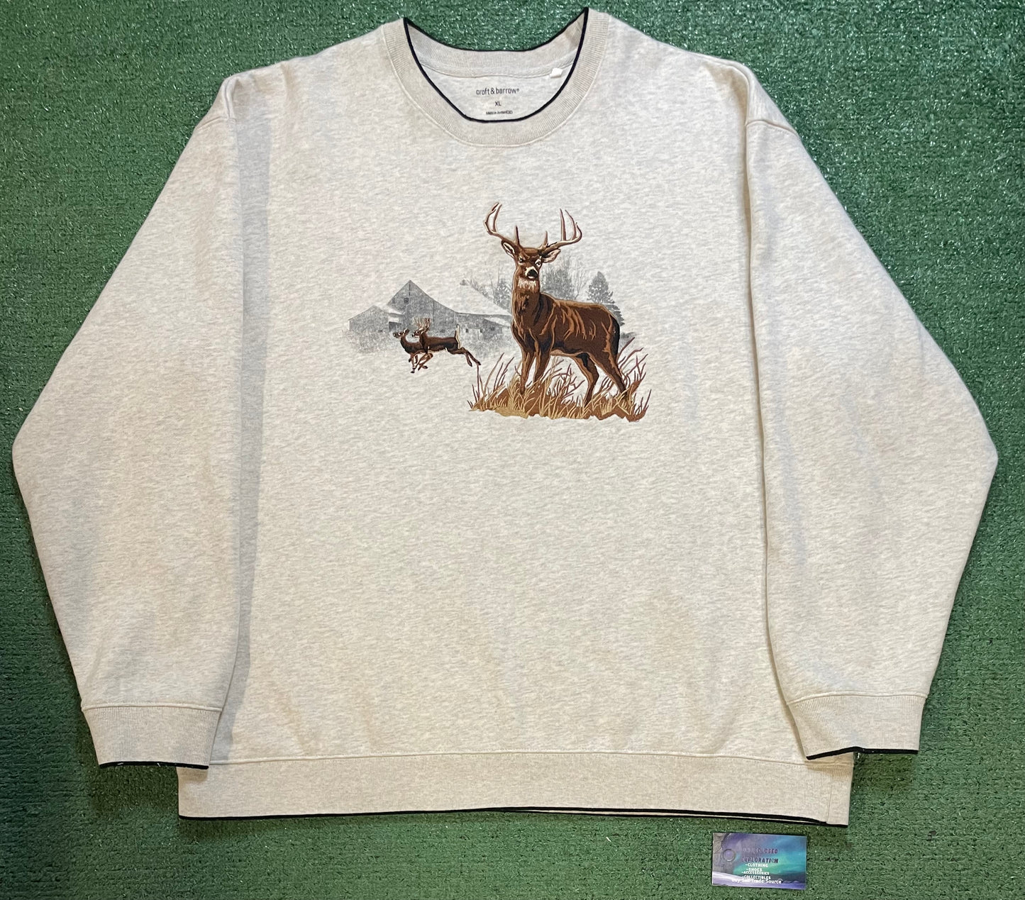 Vintage Deer nature crewneck