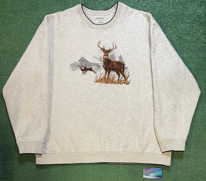 Vintage Deer nature crewneck