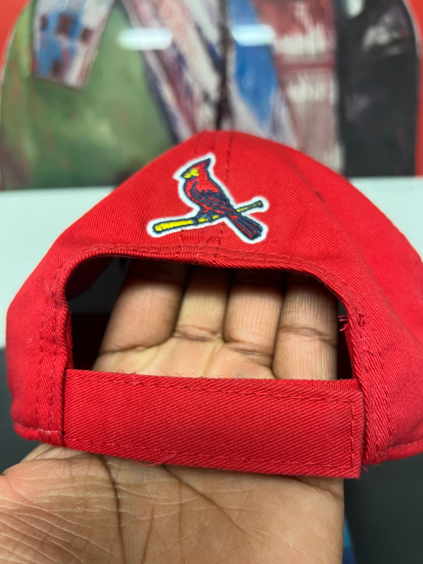 St. Louis Cardinals red and white hat