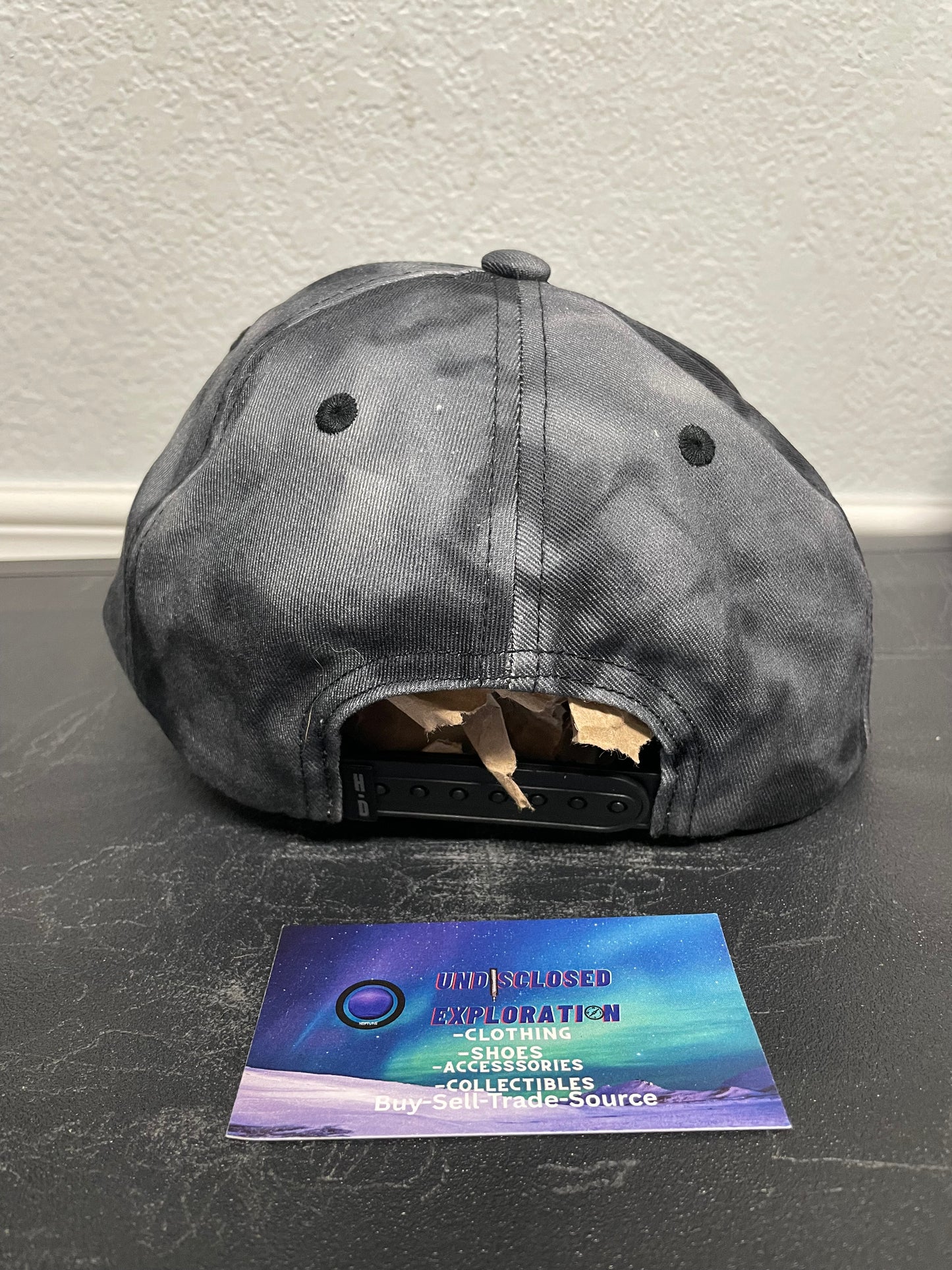 Harley Davidson grey & black tie dye hat