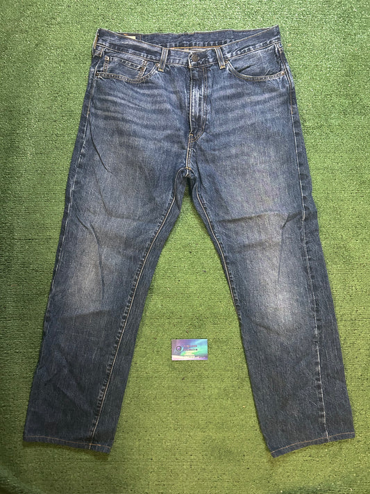 Levi 505 premium dark wash jeans