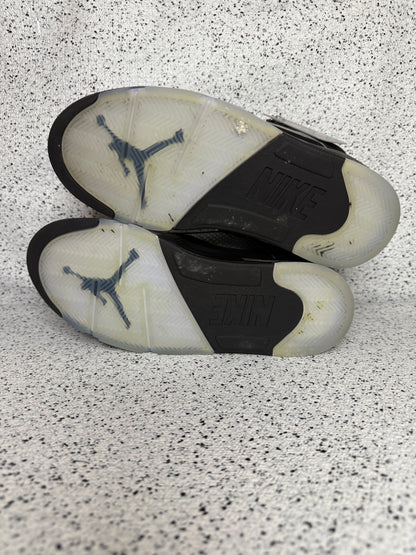 Jordan 5 Black Metallic Reimagined 8.5 Men/10 Women “Preowned”