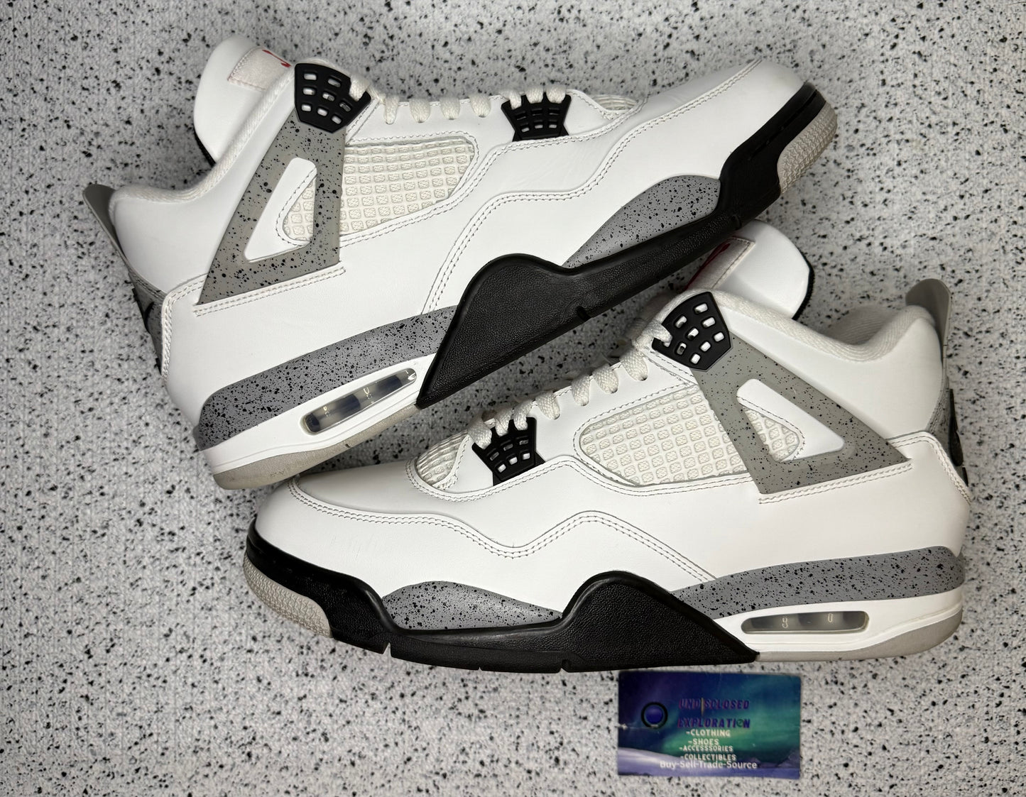 Jordan 4 White Cement 12 Men/13.5 Women “Preowned”