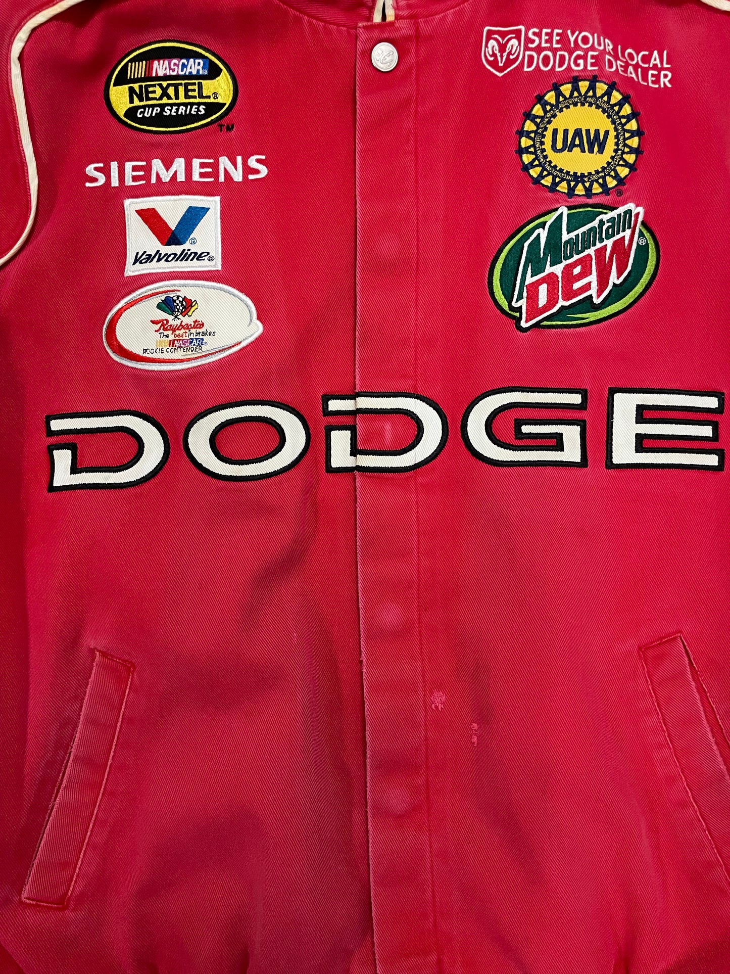 Vintage 1990s Dodge nascar racing jacket