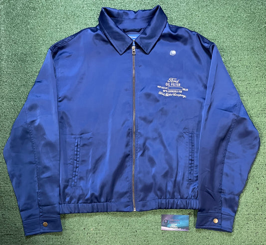 Ford motor company blue satin jacket