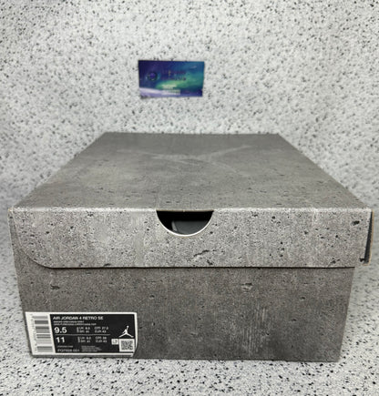 Jordan 4 Wet Cement 9.5 Men/11 Women “Preowned”