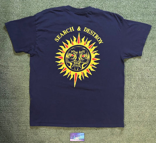 Search and destroy navy tee