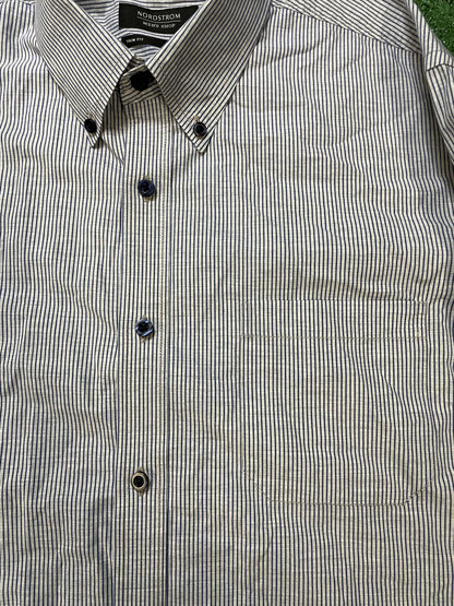 Nordstrom grey button up