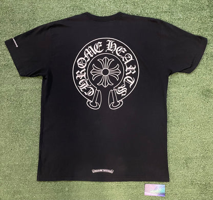 Chrome Hearts horseshoe black tee