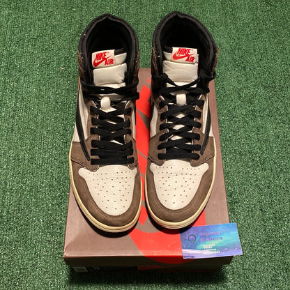 Air Jordan 1 Travis Scott High mocha size 13men/14.5women