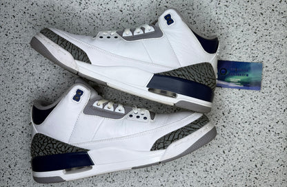 Jordan 3 Midnight Navy 11.5 Men/13 Women “Preowned”
