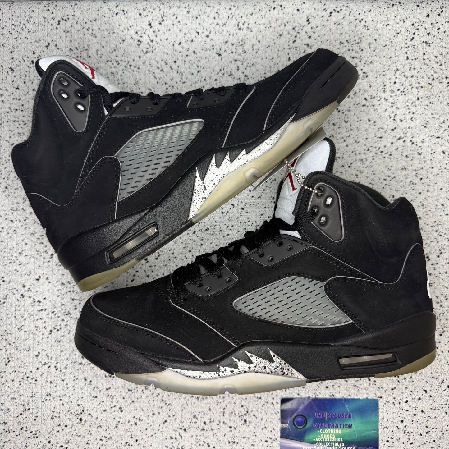 Jordan 5 Black Metallic Reimagined 8.5 Men “Preowned”