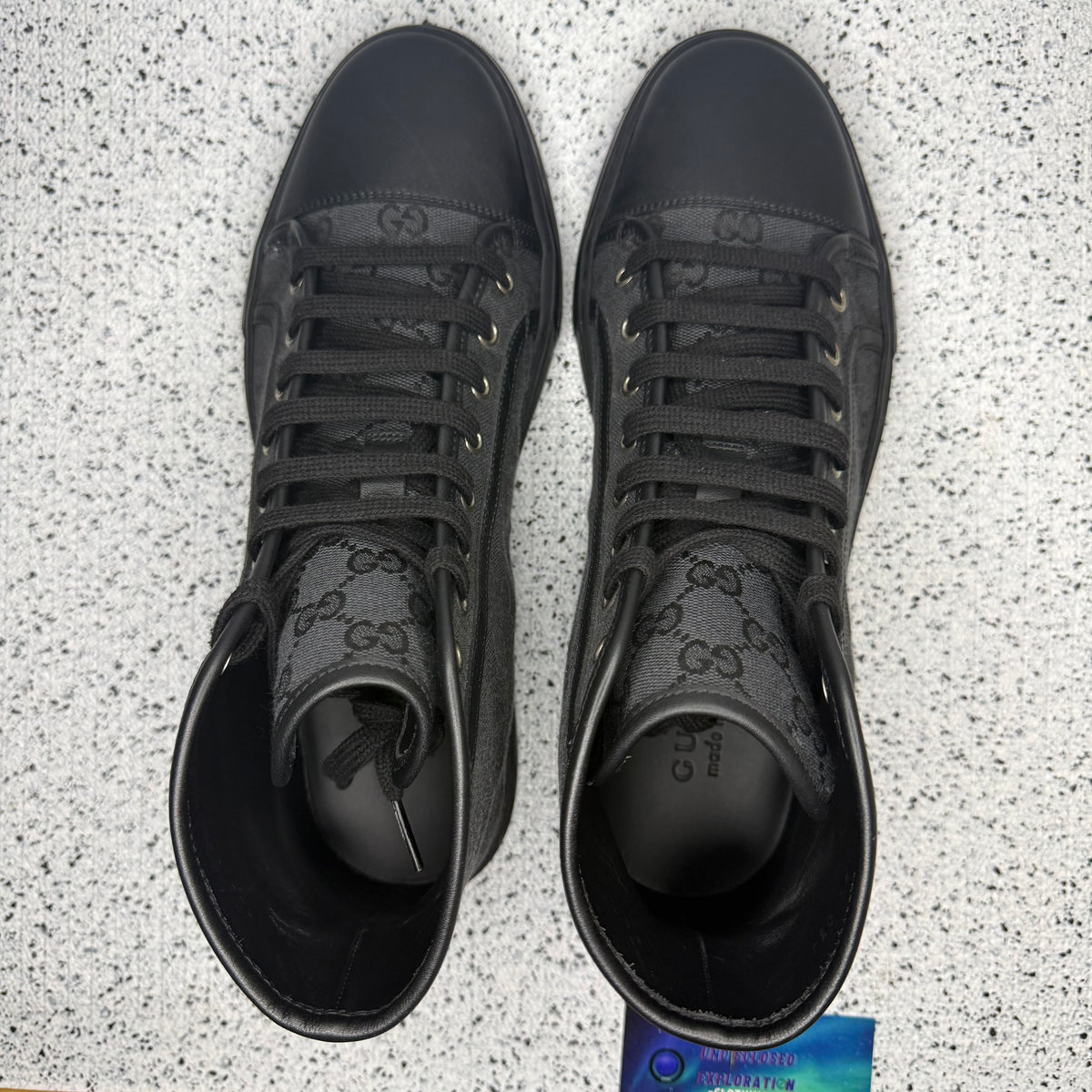 Gucci GG Monogram High Canvas Sneaker 9.5 Men “Preowned”