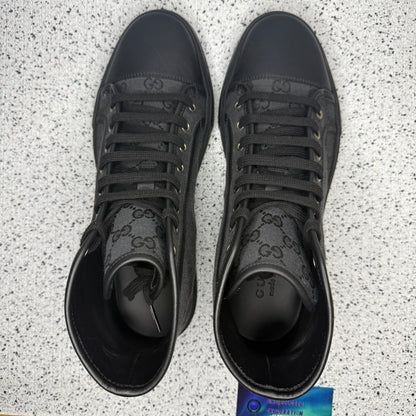 Gucci GG Monogram High Canvas Sneaker 9.5 Men “Preowned”