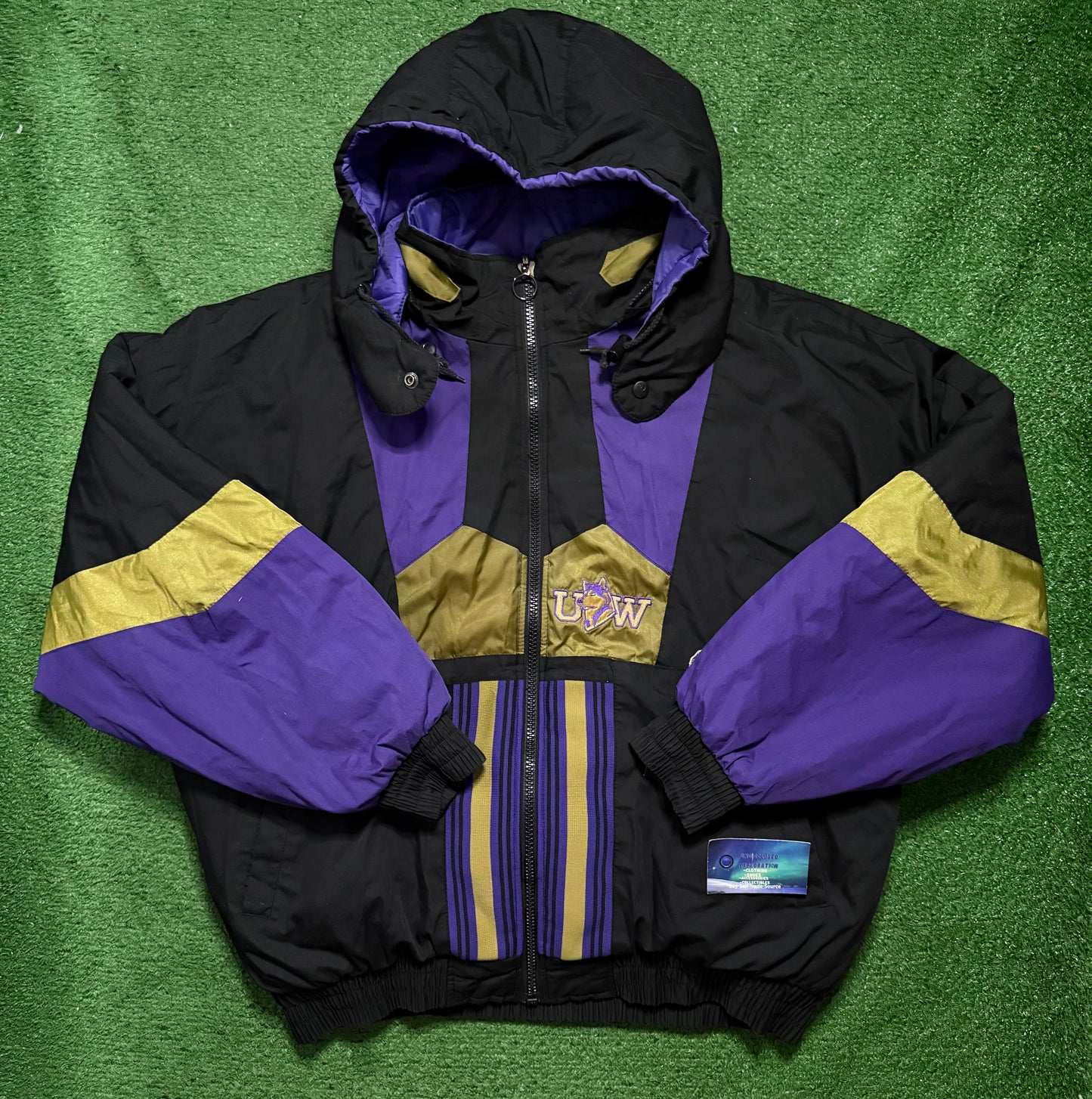Vintage Washington Huskies Jacket Reversible Pro Player