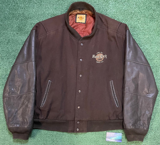 Vintage 1990s Hard Rock Cafe Miami jacket