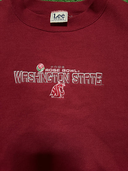 Vintage Washington State Cougars 2003 Rose Bowl Crewneck