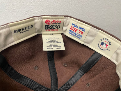 Fear Of God X New Era brown fitted hat