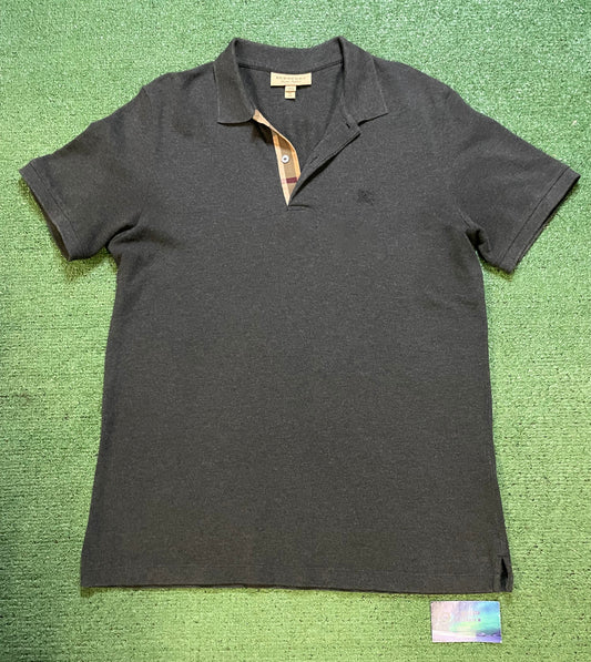 Burberry grey polo