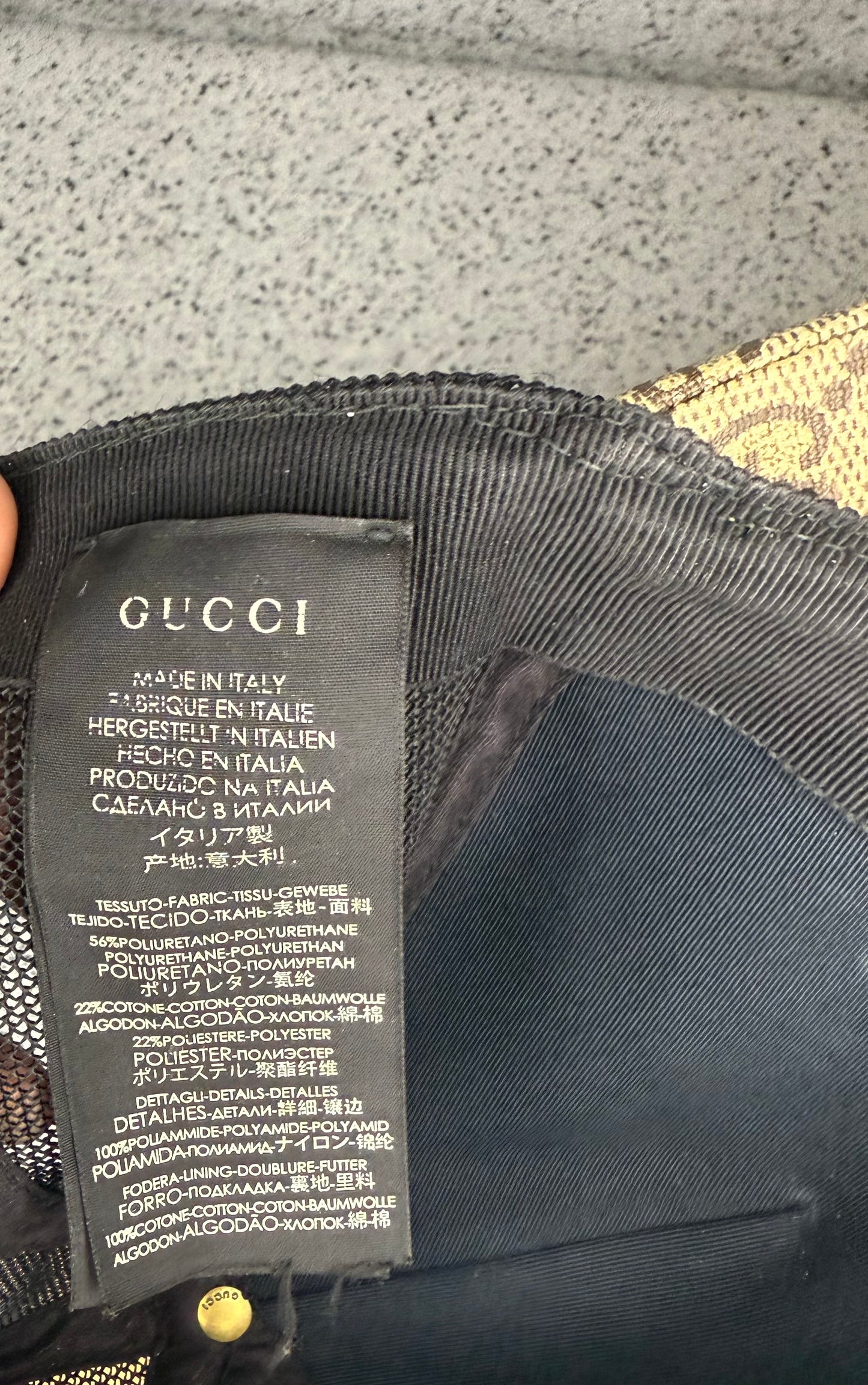 Gucci Tigers Print GG Supreme Baseball Hat