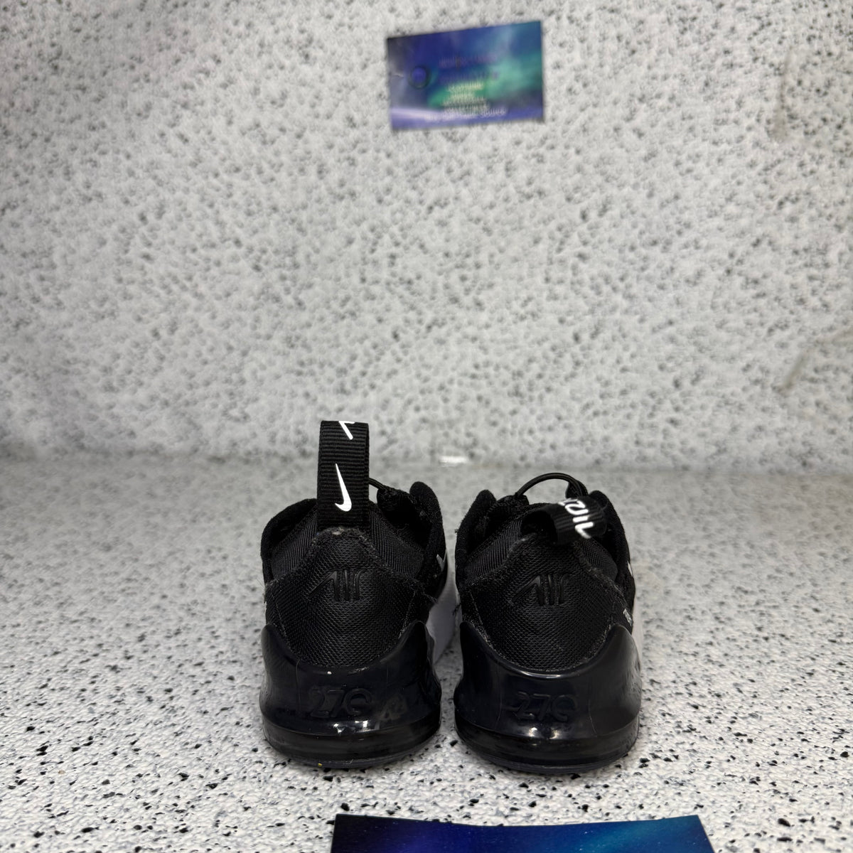 Nike Air Max 270 Black White Toddler 3 C “Preowned”
