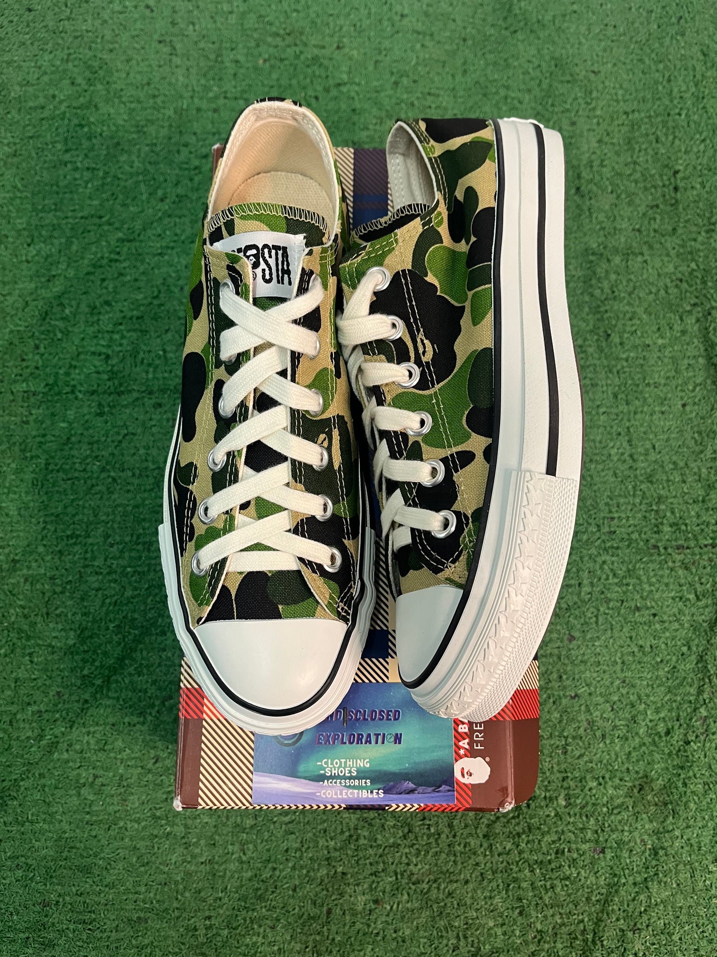 Bapesta low M2 abc camo