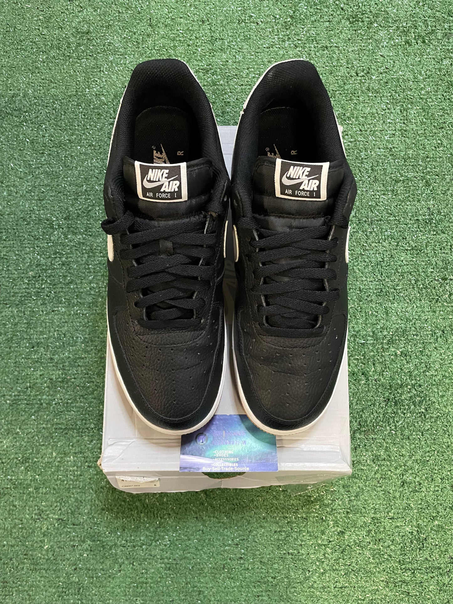 Nike Air Force 1 low black white gum size 11men/12.5women