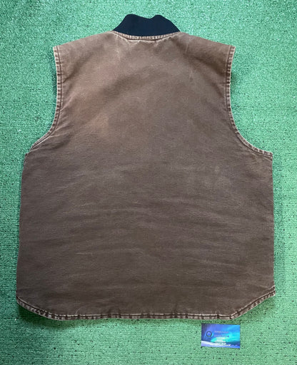 Vintage 2000s Carhartt brown vest