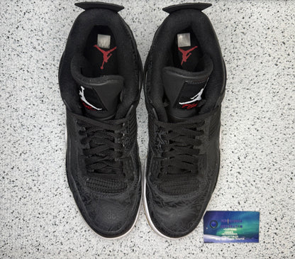 Jordan 4 Laser Black 13 Men/14.5 Women “Preowned”